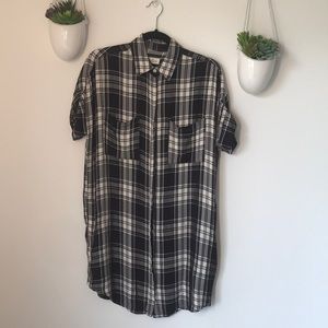 Thread and Supply plaid dress NWOT